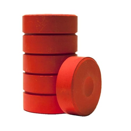 Jack Richeson Jack Richeson 1591464 Large Tempera Cakes; 2.25 x 0.68 in. - Brilliant Red; Pack of 6 1591464